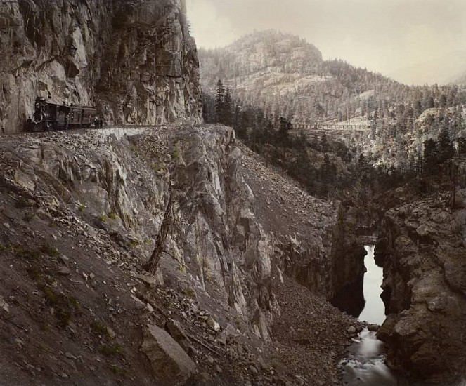 William Henry Jackson, Canyon of the Rio Las Animas, c. 1882
Vintage albumen print from a mammoth-plate glass negative, 16 3/4 x 20 1/4 in. (42.5 x 51.4 cm)
2333
Sold