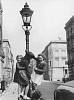Roger Mayne, Climbing on a Lamppost, St. Stephens Gardens, London, W2
1957, Vintage gelatin silver print