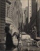 William D. Richardson, Near Wall Street (Beaver and New Streets)
late 1920s, Vintage gelatin silver print