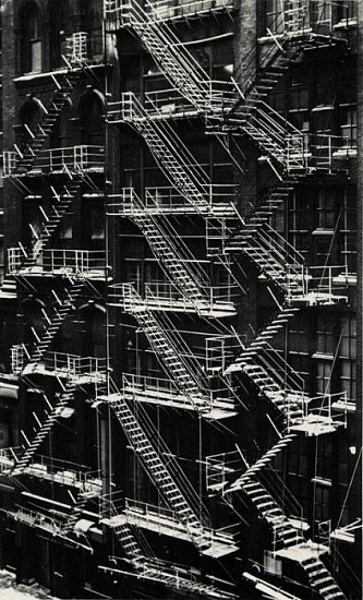 Ferenc Berko, Fire Escapes, Chicago, 1947
Early gelatin silver print, 9 11/16 x 5 15/16 in. (24.6 x 15.1 cm)
3644
Sold