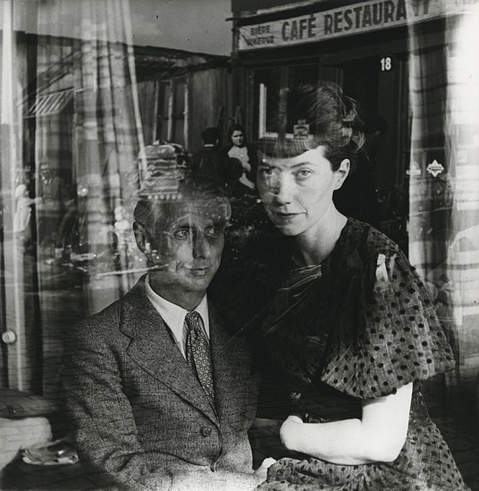 Josef Breitenbach, Max Ernst and his wife, Marie-Berthe Aurenche, Paris, 1936
Early gelatin silver print; printed c. 1942-1948, 11 1/4 x 11 in. (28.6 x 27.9 cm)
5154
Sold