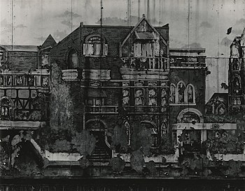 Work: Untitled (peeling house)