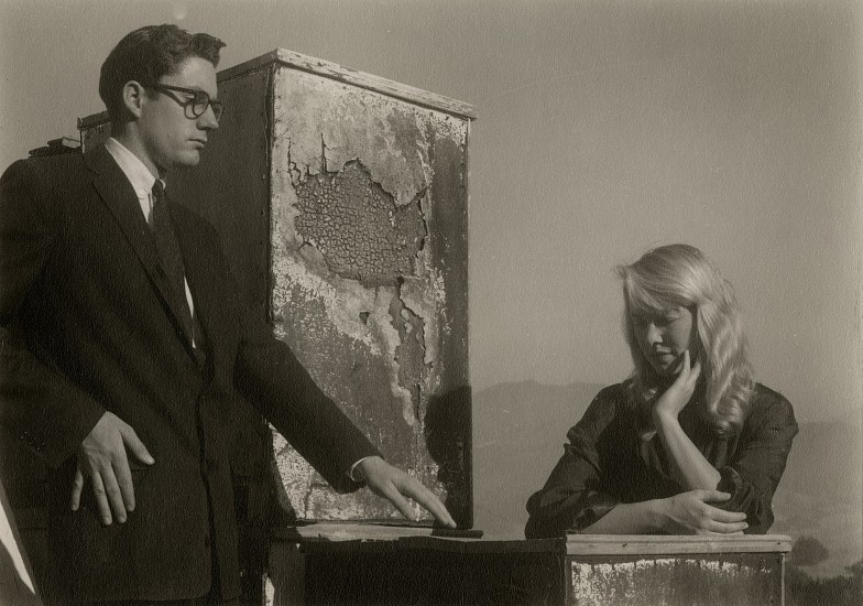 Edmund Teske, Walter and Shirley Hopps with Ice Box Detail, Cornell, CA.,, 1954-5
Vintage gelatin silver print, 4 5/8 x 6 5/8 in. (11.8 x 16.8 cm)
5945