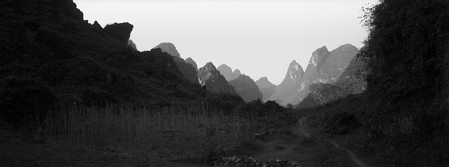 Lois Conner, Lijiang River Valley, Guangxi, China, 1985
Platinum print, 6 1/2 x 16 1/2 in. (16.5 x 41.9 cm)
Edition of 10
5868