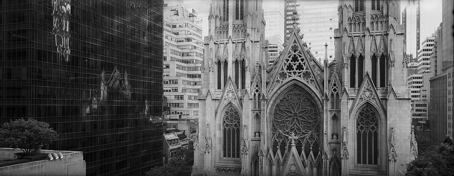 Lois Conner, St. Patrick's Cathedral, New York, 2010
Platinum print, 6 1/2 x 16 1/2 in. (16.5 x 41.9 cm)
Edition of 5
5867
