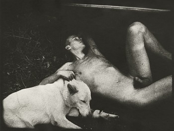 Work: Graham with Dog, from "Automan" 1988