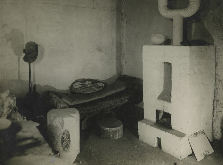 Constantin Brancusi, View of the Studio, 1923
Vintage gelatin silver print, 12 x 15 3/8 in. (30.5 x 39 cm)
1103