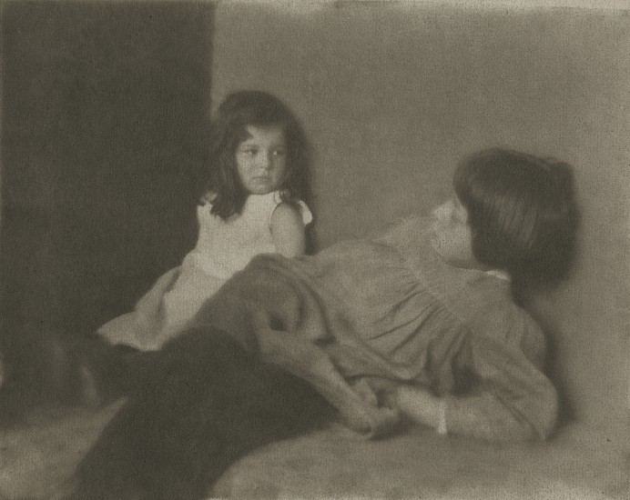 Heinrich Kuehn, Lotte and Hans, c. 1908
Vintage bromoil transfer, 9 1/8 x 11 1/2 in. (23.2 x 29.2 cm)
7874