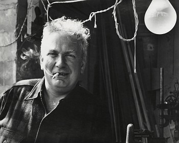 Herbert Matter - Alexander Calder in his Roxbury Studio