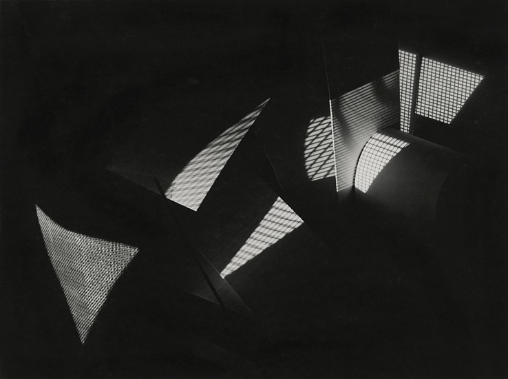 Henry Holmes Smith, Light Study, 1946
Vintage gelatin silver print, 6 7/8 x 9 1/4 in. (17.5 x 23.5 cm)
Photographer's credit printed in the margin on print recto; notations in pencil on print verso.
6989
$7,000