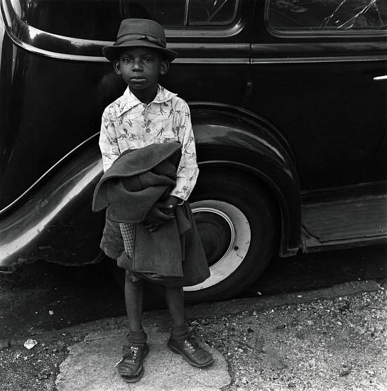 Jerome Liebling, Boy and Car, NYC, 1949
Gelatin silver print; printed later, 9 1/2 x 9 3/8 in. (24.1 x 23.8 cm)
8196
$6,000