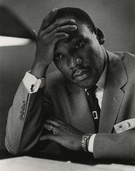 Dan Weiner, Martin Luther King, Montgomery, Ala., 1956
Gelatin silver print; printed later, 13 5/16 x 10 9/16 in. (33.8 x 26.8 cm)
8322