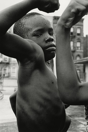 Leonard Freed, Harlem, New York (Muscle Boy), 1963
Gelatin silver print; printed later, 18 x 12 1/16 in. (45.7 x 30.6 cm)
8319