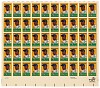 Jackie Robinson, US Postal Service Black Heritage Series postage stamps
1982, Letterpress