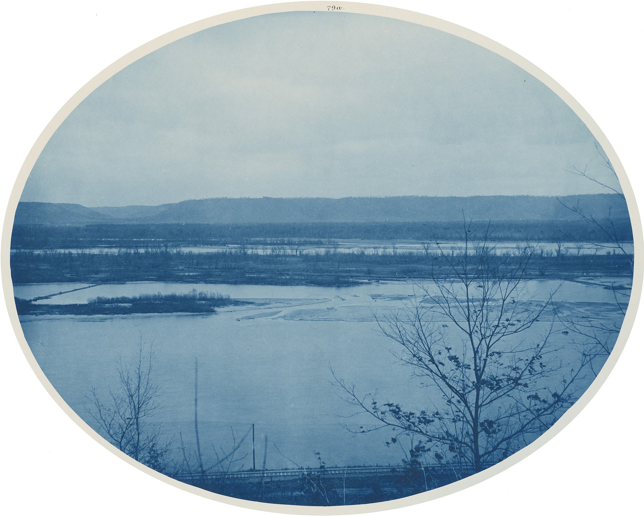 Henry Peter Bosse, Foot of Island 50, 1889, Upper portion of the Mississippi River between Minneapolis,    Content   
  