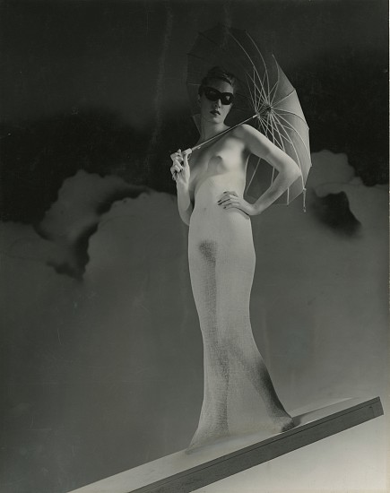 George Platt Lynes, Elizabeth Gibbons, c. 1939
Vintage gelatin silver print, 13 1/4 x 10 1/2 in. (33.7 x 26.7 cm)
Titled in unknown hand "Liz Gibson" (her later married name).
8754
$8,500