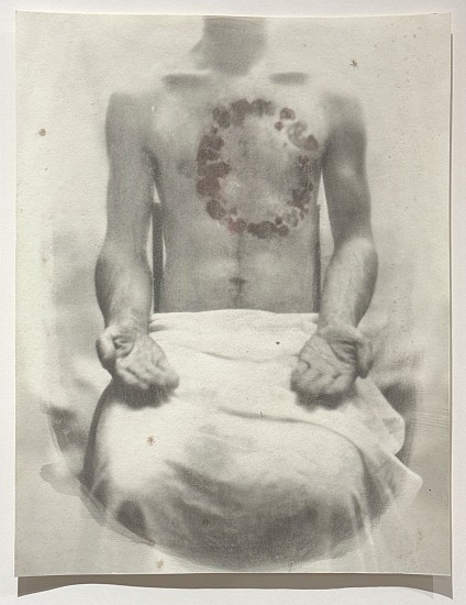 Dan Estabrook, Bloom (Gift), 1999
Gum bichromate print with watercolor, 10 x 8 in. (25.4 x 20.3 cm)
A/P from an edition of 1. Signed and dated in pencil verso. 
Illustrated: Estabrook, Dan. Forever & Never. Artsuite, 2024, pl. 37. [variant]
Custom framed.
8806
$4,200